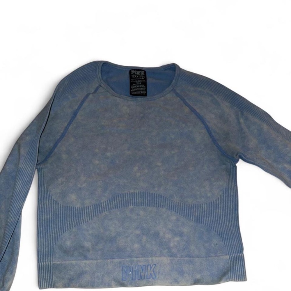 PINK Victoria's Secret Light Blue Top